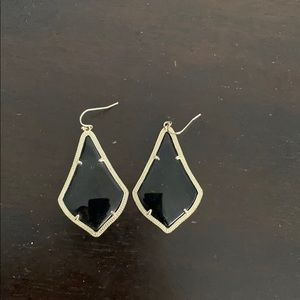 BLACK KENDRA SCOTT EARRINGS